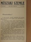 Bányász Béla - Műszaki szemle 1926. július-augusztus [antikvár]