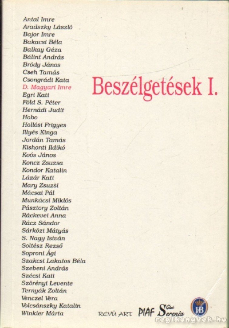 D. Magyari Imre - Beszélgetések I. [antikvár]