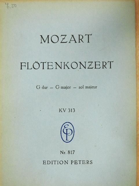 W. A. Mozart - Konzert für Flöte und Orchester [antikvár]