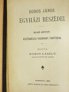 Dobos János - Dobos János egyházi beszédei I-IV. [antikvár]