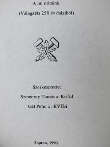 A mi nótáink [antikvár]
