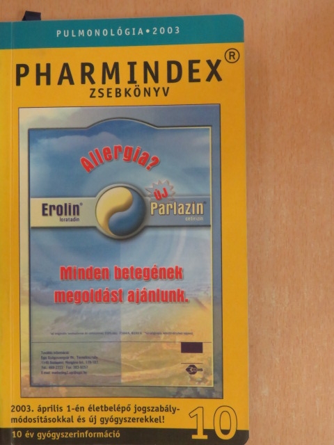 Pharmindex Zsebkönyv 2003 [antikvár]