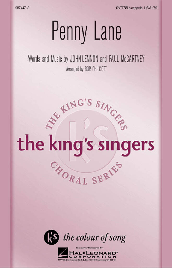 PENNY LANE - THE KING'S SINGERS SATTBB ACAPELLA - BY LENNON AND MCCARTNEY ARR.BY BOB CHILCOTT