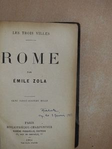 Émile Zola - Rome [antikvár]