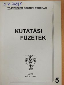 Hornyák Árpád - Kutatási füzetek 5. [antikvár]
