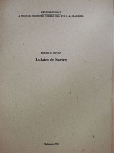 Fehér M. István - Lukács és Sartre [antikvár]