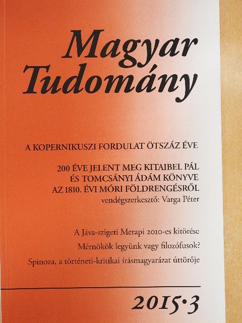 Bán Miklós - Magyar Tudomány 2015/3. [antikvár]
