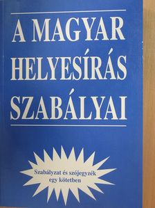 Németh Anikó - A magyar helyesírás szabályai [antikvár]