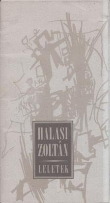 HALASI ZOLTÁN - Leletek [antikvár]