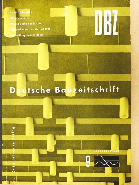 Siegfried Nagel - dbz - Deutsche Bauzeitschrift 9/1960 [antikvár]
