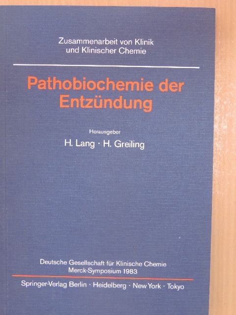 K. Brune - Pathobiochemie der Entzündung [antikvár]