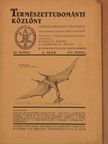 Bodócs I. - Természettudományi Közlöny 1926. november [antikvár]