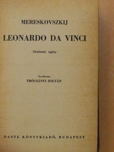 Dimitrij Mereskovszkij - Leonardo da Vinci  [antikvár]
