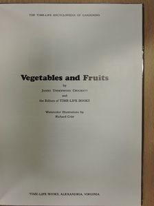 James Underwood Crockett - Vegetables and Fruits [antikvár]
