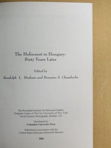Dan Danieli - The Holocaust in Hungary: Sixty Years Later [antikvár]