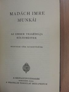 Madách Imre - Madách Imre munkái [antikvár]