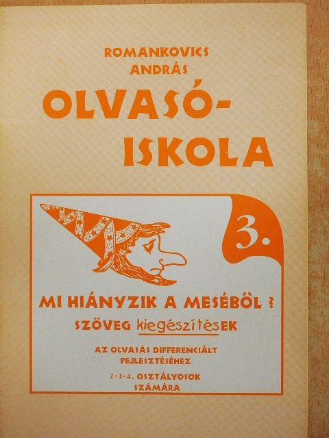 Romankovics András - Olvasóiskola 3. [antikvár]
