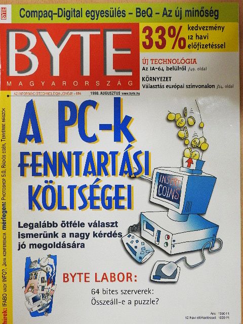 Holakovszky László - Byte Magyarország 1998. augusztus [antikvár]