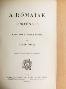 Geréb József - Nagy képes világtörténet III. [antikvár]