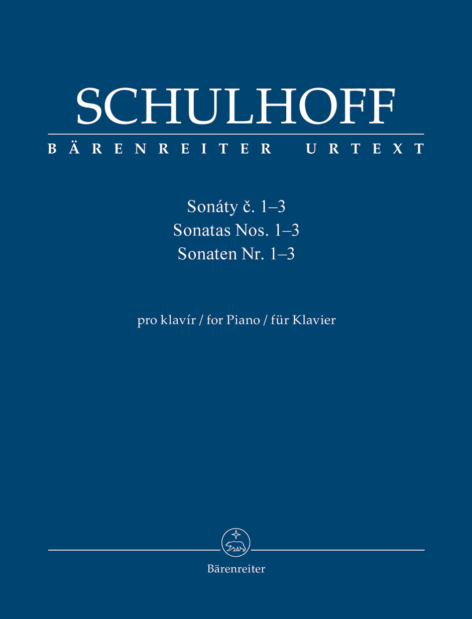 SCHULHOFF - SONATEN NR.1-3 FÜR KLAVIER