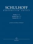 SCHULHOFF - SONATEN NR.1-3 FÜR KLAVIER
