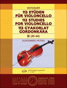 DOTZAUER - 113 GYAKORLAT GORDONKÁRA II (35-62) (KLINGENBERG-PEJTSIK)