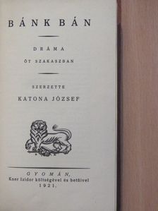 Katona József - Bánk bán [antikvár]