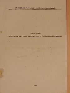 Török Tamás - Beszédünk evolúciós lehetőségei - és hanyatlási tünetei [antikvár]