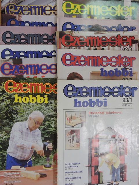 Pataki Mária - Ezermester Hobbi 1993. (nem teljes évfolyam)/Ezermester Hobbi Szakfüzetsorozat (8 db) [antikvár]
