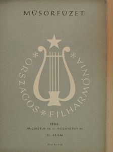 Országos Filharmónia Műsorfüzet 1956/31. [antikvár]