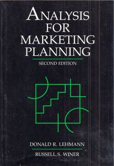 Donald R. Lehmann, Russel S. Winer - Analysis for Marketing Planning [antikvár]
