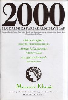 2000 Irodalmi és társadalmi havi lap 1999. Február [antikvár]