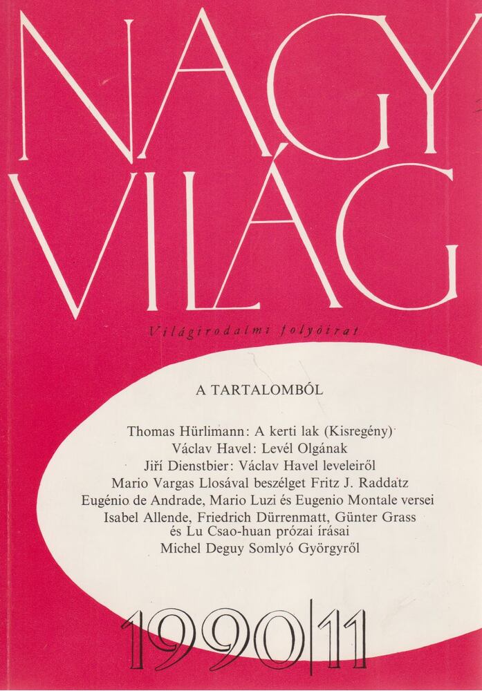 KÉRY LÁSZLÓ - Nagyvilág 1990/11. [antikvár]