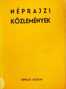 Néprajzi közlemények XXV. [antikvár]