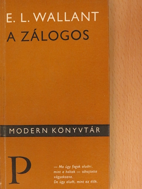 Edward Lewis Wallant - A zálogos [antikvár]