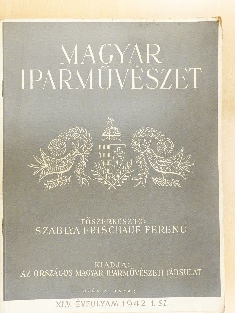 Magyar Iparművészet 1942/1. [antikvár]