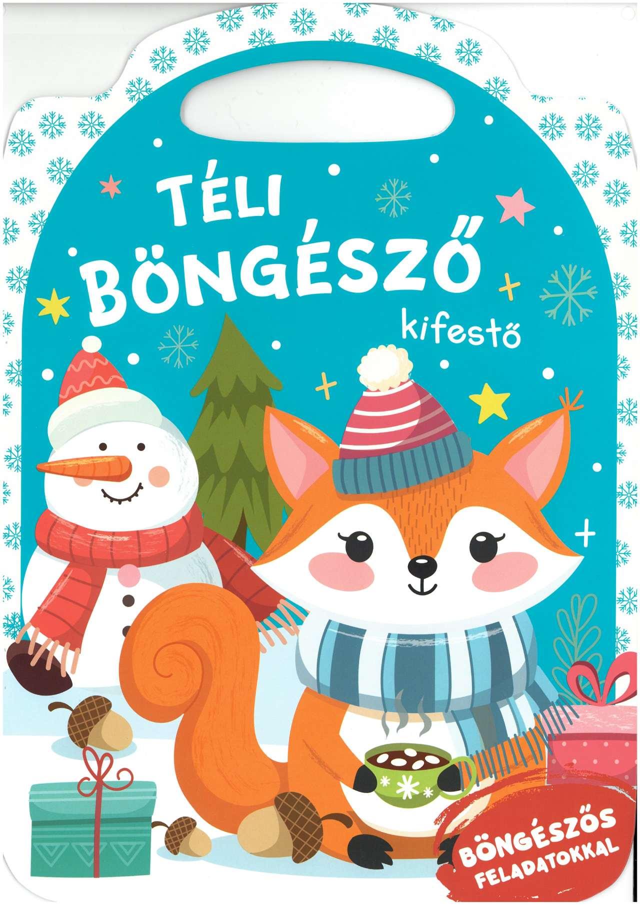 Téli böngésző - kifestő