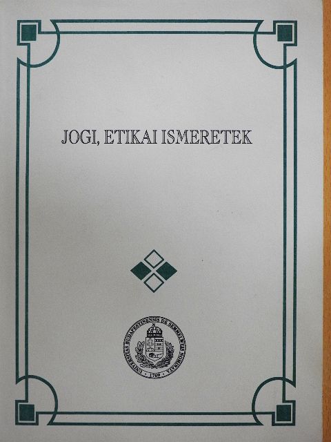 Dr. Dósa Ágnes - Jogi, etikai ismeretek [antikvár]