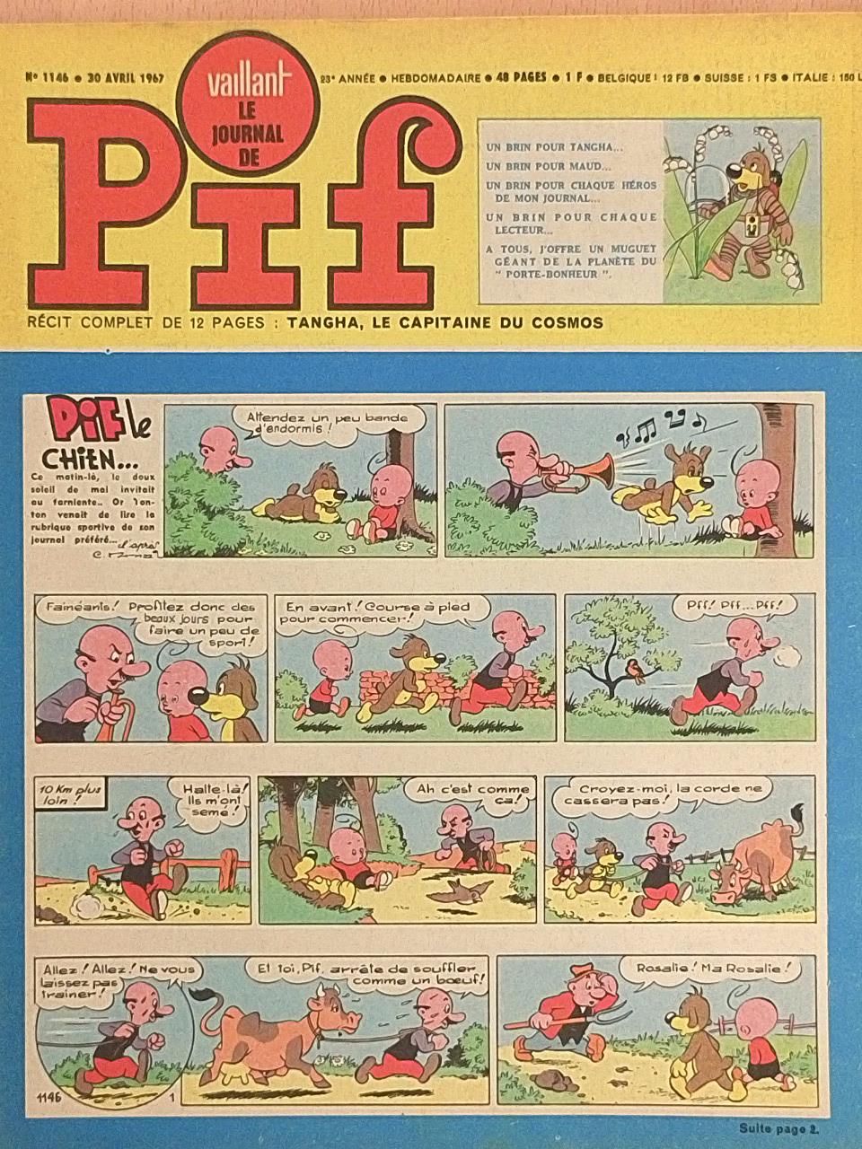 Cézard - Pif 30 Avril 1967 [antikvár]