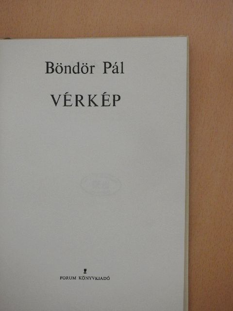 Böndör Pál - Vérkép [antikvár]