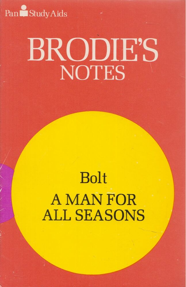G. R. Stewart - Brodie's Notes on Robert Bolt's "A Man for All Seasons" [antikvár]