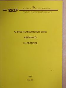 Vörös László - Az éves (egyszerűsített éves) beszámoló ellenőrzése [antikvár]