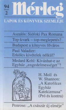 Boór János (főszerk.) - Mérleg 1994/2. [antikvár]