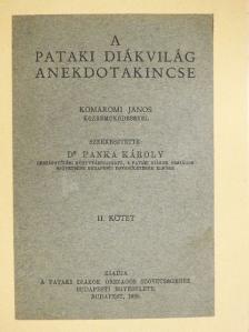Gonda Béla - A pataki diákvilág anekdotakincse II. [antikvár]