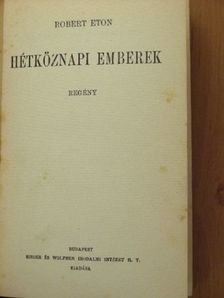 Robert Eton - Hétköznapi emberek [antikvár]