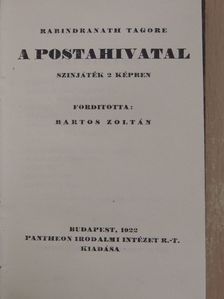 Rabindranath Tagore - A postahivatal [antikvár]