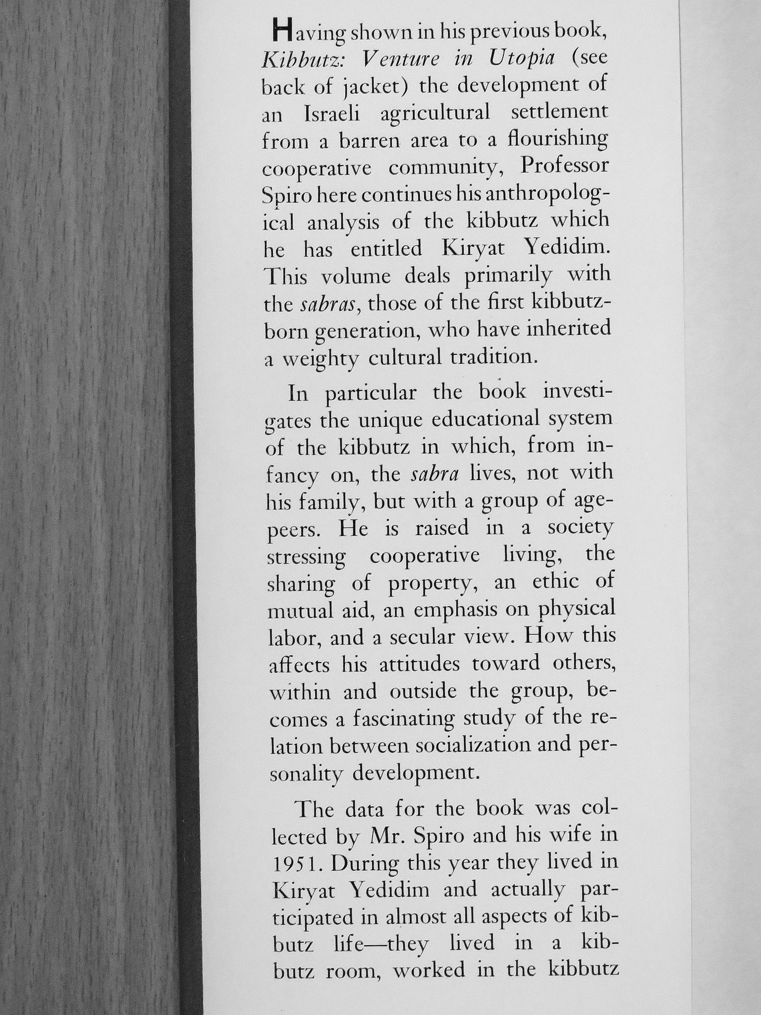 Melford E. Spiro - Children of the Kibbutz [antikvár]