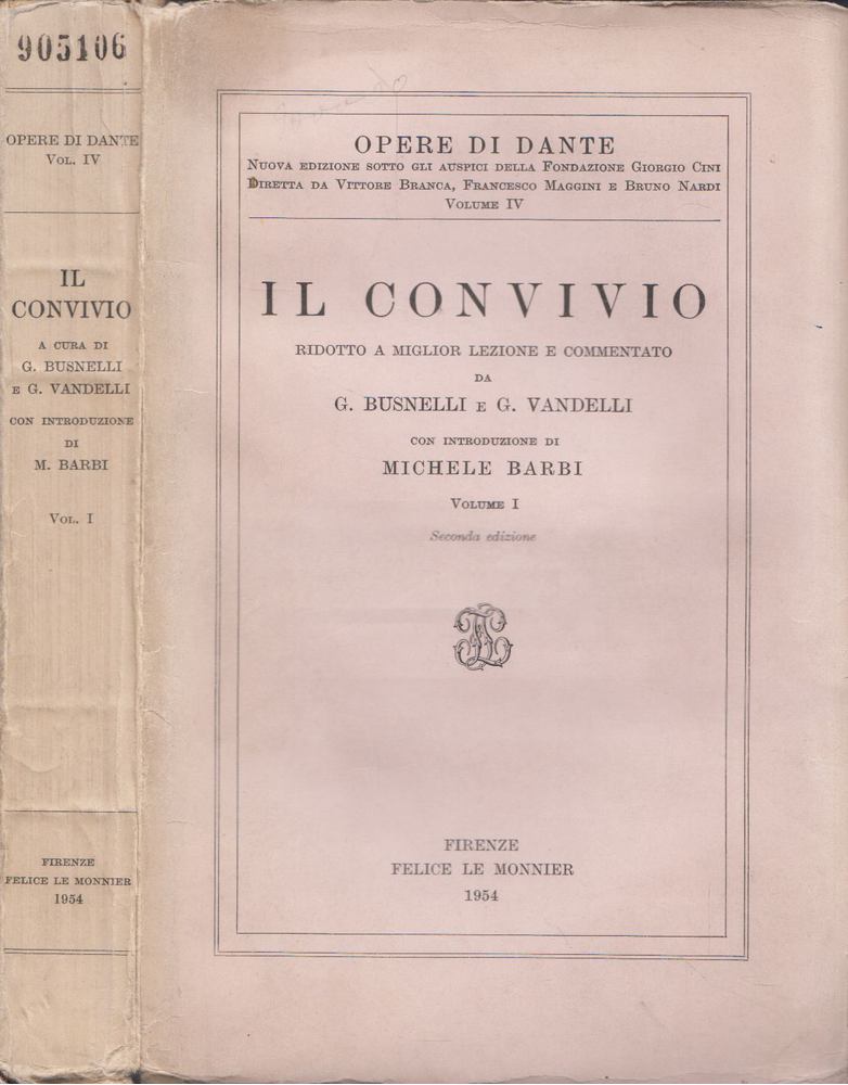 Dante Alighieri - Opere di Dante Volume V. [antikvár]