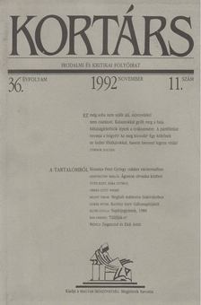 Kis Pintér Imre - Kortárs 1992. november [antikvár]