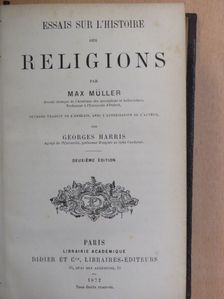 Georges Harris - Essais sur l'Histoire des Religions [antikvár]
